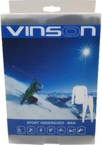 Sport thermo set ondergoed VINSON - Broek en Top - Mannen - Zwart - Maat S