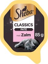 Kattenvoer Sheba Alu Classic Zalm 22 x 85G