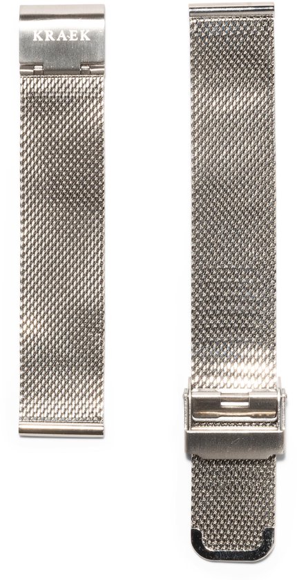 KRAEK Silver Mesh - bracelet de montre - 18 mm