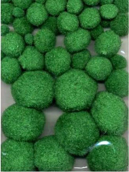 Mix PomPom Set Vert 50 pièces 1.0 - 1.5 - 2.0 - 2.5
