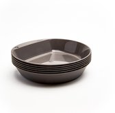 Camper Deep Plate Set/6 St  -  Dark Grey