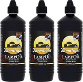 Pakket van 5x farmlight lampenolie blank 1 liter - Tuinfakkelolie - Lampolie