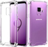 Backcover Shockproof TPU + PC - Telefoonhoesje - Hoesje voor Samsung S9 - Transparant