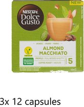 Nescafe Dolce Gusto® - Almond Macchiato - vegan - multipak 3x 12 capsules