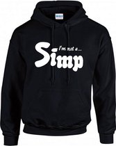 Hoodie sweater | I'm not a simp | Maat Large