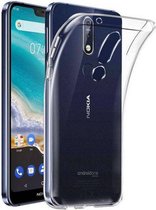 Hoesje CoolSkin3T - Telefoonhoesje voor Nokia 7.1 - Transparant wit