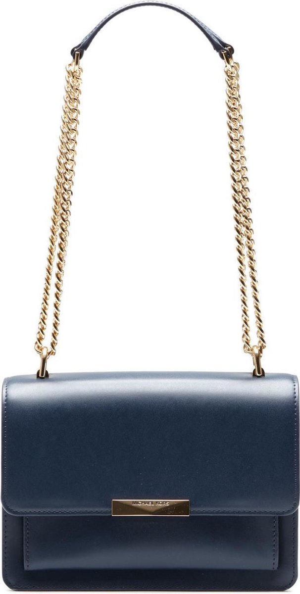 Michael Kors Jade Navy Shoulder Bag - blauw | bol.com