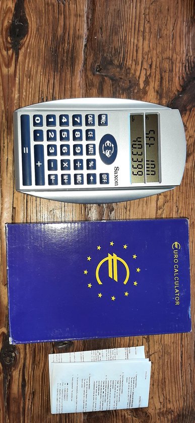 saxon euro valuta calculator | bol.com