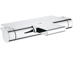 GROHE Grohtherm 2000 Thermostatische Badkraan - 15cm - AquaCalibrator - Met Omstelling en CoolTouch - Inclusief Koppelingen en Planchet - Chroom