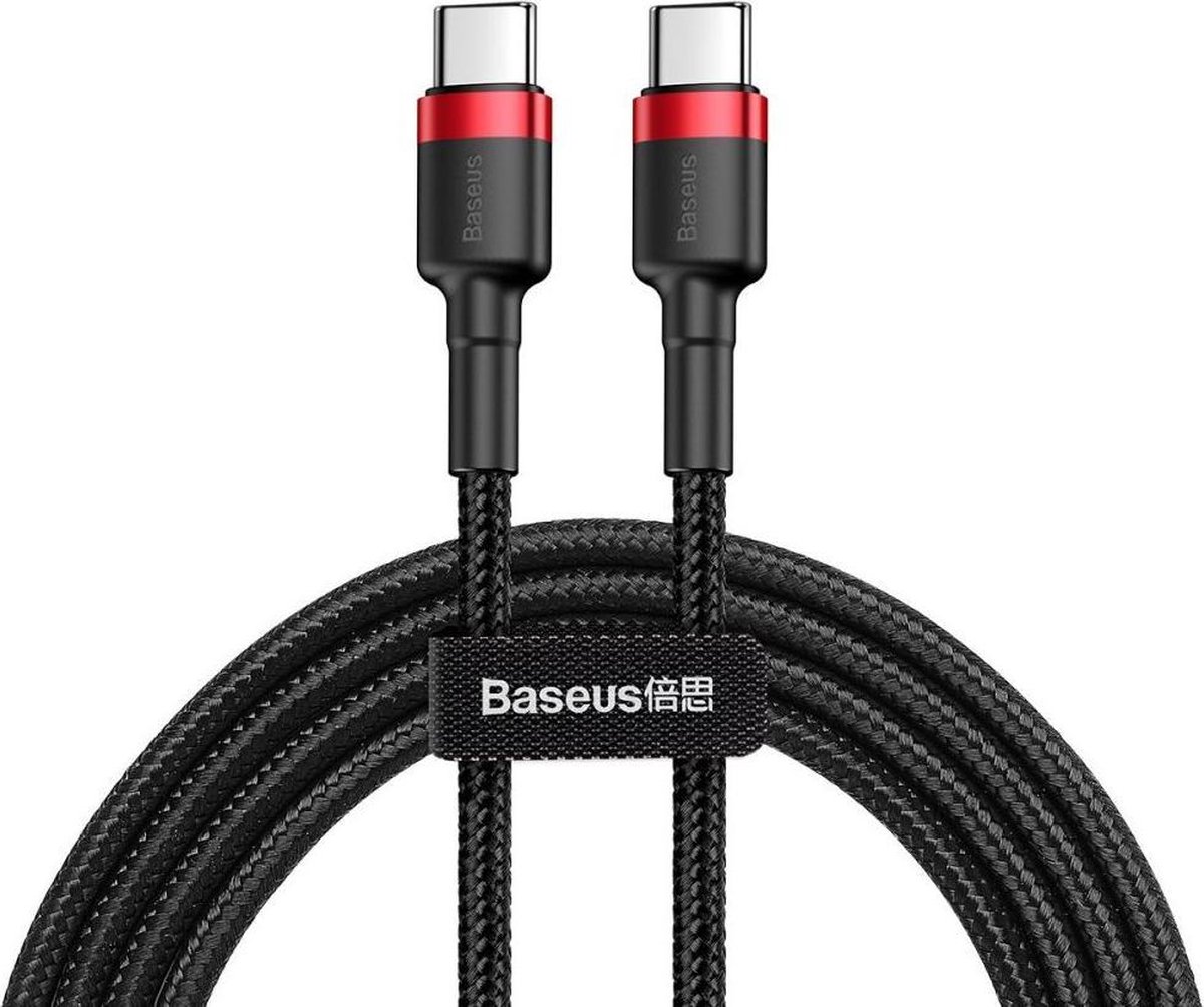 Baseus Cafule Series 100W PD2.0 Flash Charge USB-C Kabel 2m Rood