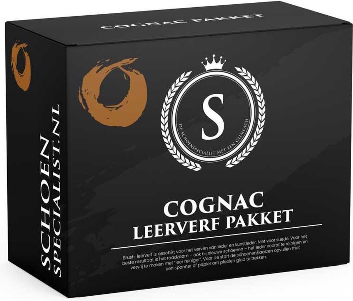 Brush leerverf pakket - 069 Cognac
