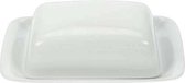 Botervloot - Boterschaal - Boterpot - wit - 13x21xh6,5cm