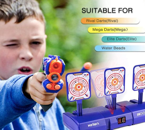 Target mobile numérique électrique pour pistolets Nerf - Nerf