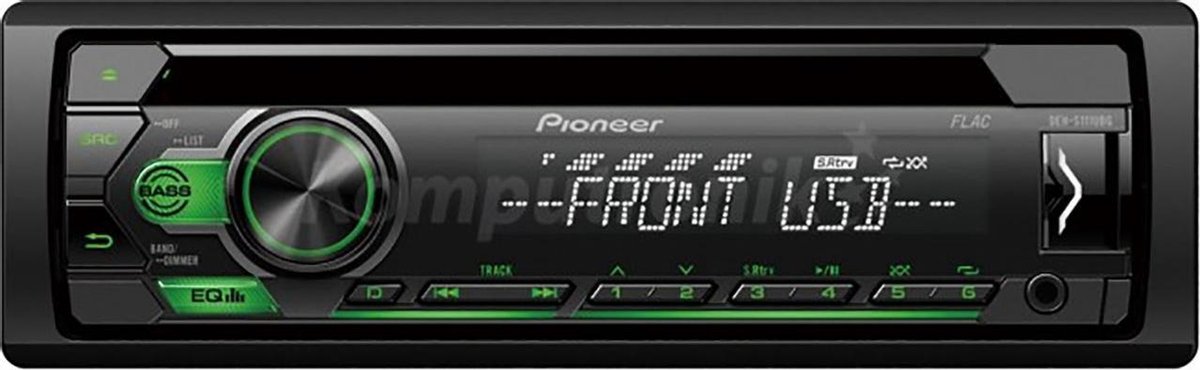 Pioneer DEH-S111UBG Autoradio met CD MP3 USB AUX Android + Afstandsbediening