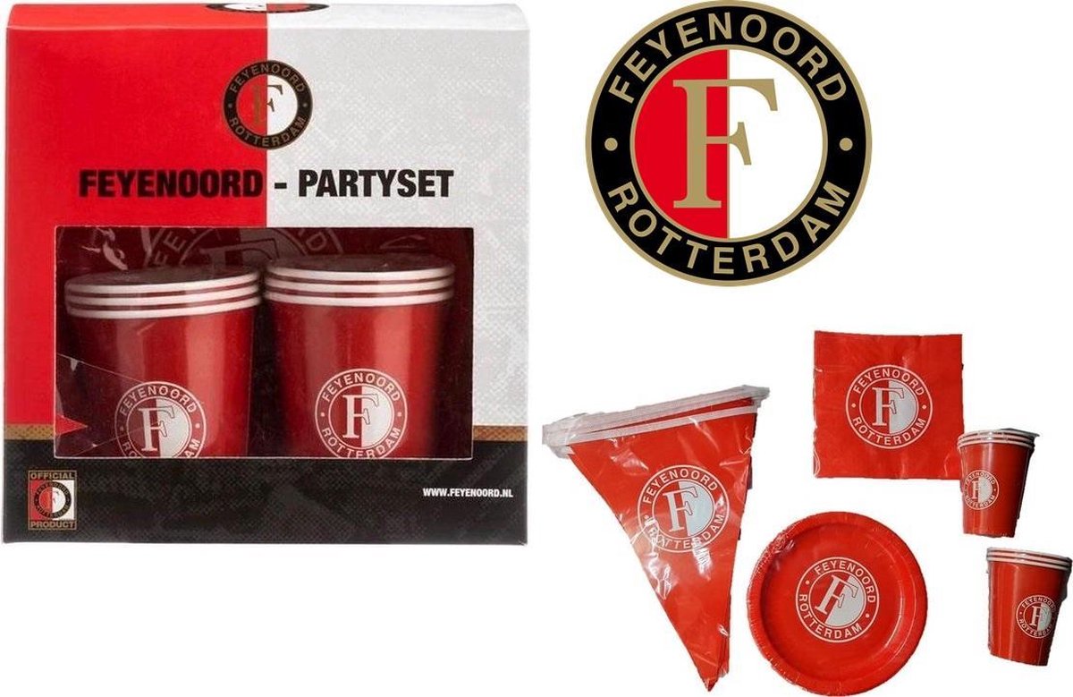 Feyenoord verjaardag set - Voor 6 personen | bol.com