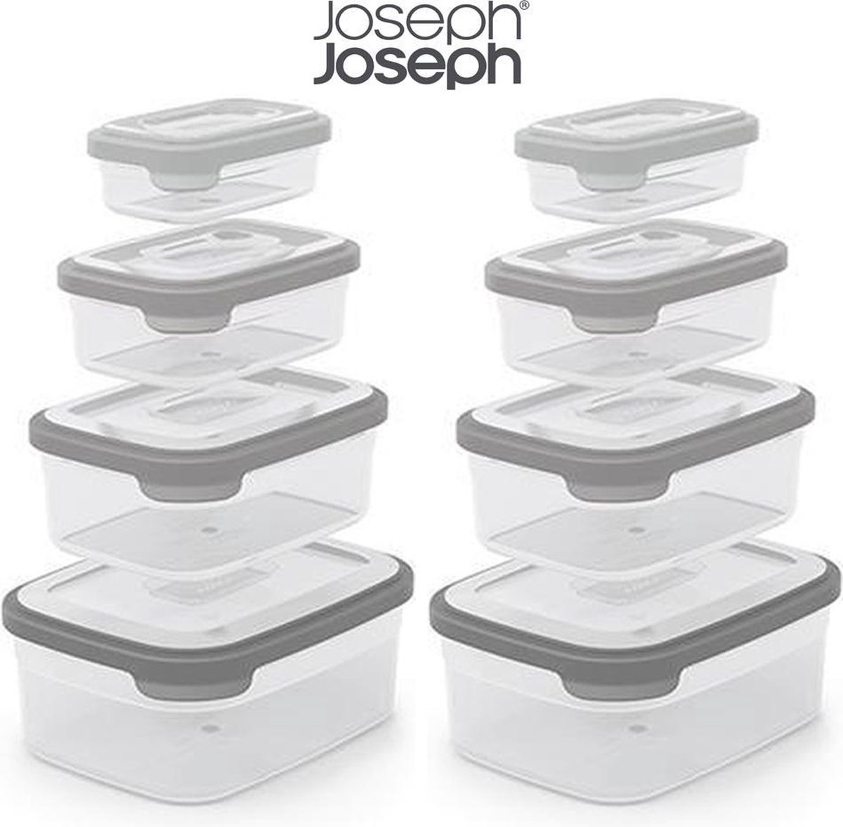 Joseph Joseph Nest 5 Storage Vershoudbakjes | BPA Vrij | 8 Stuks