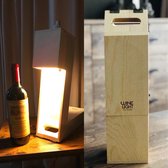 Gepersonaliseerde wijnverpakking 'wijnlamp' (Wine Light)