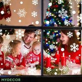 MyDecor - Kerst Raamstickers - 27 Stuks - Raamdecoratie - Winter - Kerstmis en Sinterklaas, Nieuw Jaar - Sterren en Sneeuwvlokken - Herbruikbaar - Statisch