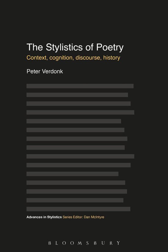 The Stylistics of Poetry - cover