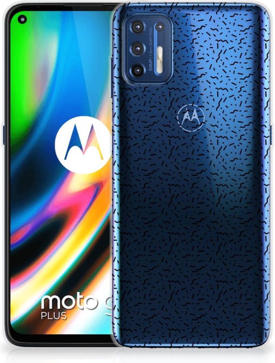 Motorola Moto G9 Plus TPU bumper Stripes Dots
