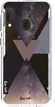 Casetastic Samsung Galaxy A20e (2019) Hoesje - Softcover Hoesje met Design - Galaxy Triangles Print