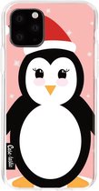 Casetastic Apple iPhone 11 Pro Hoesje - Softcover Hoesje met Design - Pinguin Print