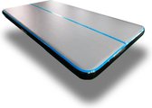 AirTrack Pro type 2022- Turnmat - Gymnastiek blauw zwart| 4 x 2 x 0,20 meter | Sporten & Spelen | Buiten & Binnen | Waterproof | Met elektrische pomp