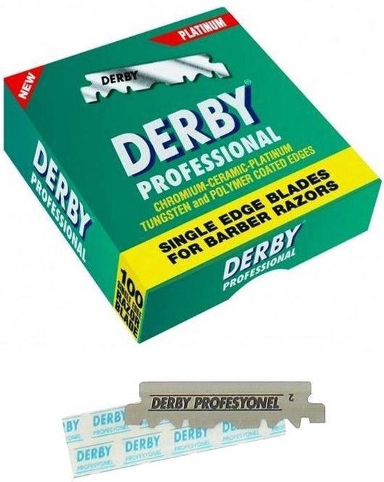 Derby Professional Single Blades 300 pcs| 3x100 stuks | Scheermesjes Vrouw + Man