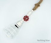 Brandweerlamp 1 stuk  - Hanglamp -  lamp - hanglamp  industrieel - stoere lamp - brandweerslang - lampen - touw lamp - Kado Vrouw -