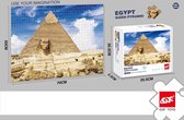 Pyramides van Gysa Legpuzzels Volwassenen 1000 Stukjes kinderen - Puzzle - Natuur - Stad - Hobby creative Speelgoed - quizpuzzels Volwassenen Kinderen - 50*70 cm