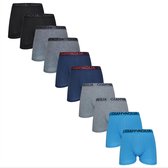 GIANVAGLIA Katoenen Boxershorts 10-pack Heren - Effen - Maat S/M | Mannen Ondergoed