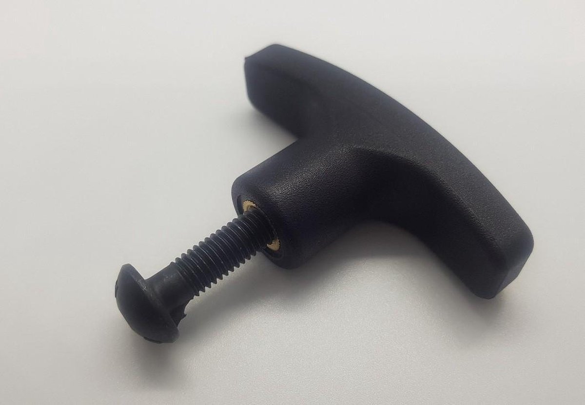 Rollator stelknop met vleugelmoer (per stuk)