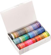 60 stuks multicolor washi tape 8mm