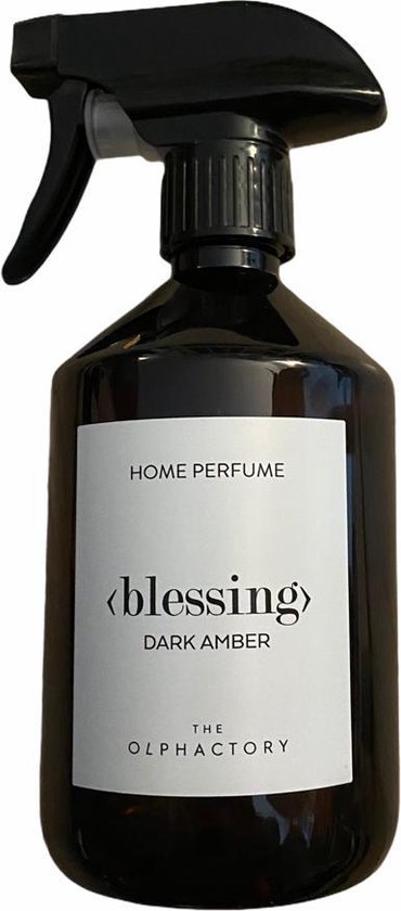 The Olphactory Luxe Room Spray | Huisparfum #blessing - dark amber (warm en kruidig met amber rozen violen musk)