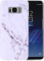 Samsung Galaxy S8 telefoonhoesje marmer wit