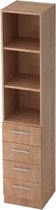 Wandkast - Walnoot - 40,6 x 42 x 200,4 cm - Signa G 7600 RE