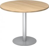 hjh OFFICE PRO Bistro F100R S - Systeem conferentietafel Eik / zilver