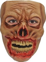 Partychimp Zombie Gezichts Masker Halloween Masker voor bij Halloween Kostuum Volwassenen - Latex - One-size