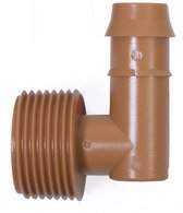 Apt 1/2"MPT Knieën (17mm*1/2"buitendraad) 5 stuk