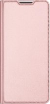 Dux Ducis Slim Softcase Booktype Samsung Galaxy A12 hoesje - Rosé Goud
