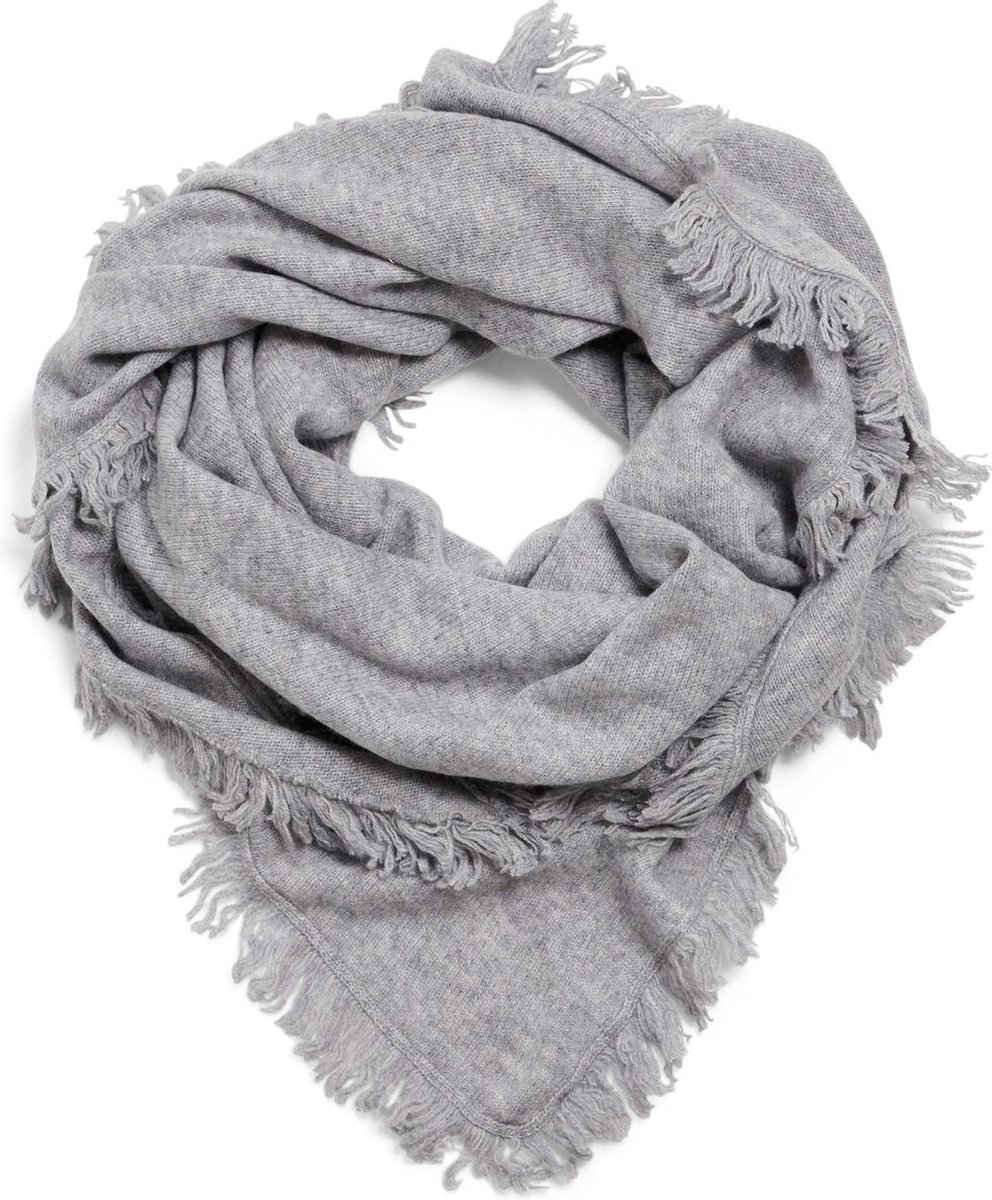 Cashmere and Scarves - Sjaal Isa - Husky Grey / Grijs - Samenstelling 90% Wool / 10% Cashmere