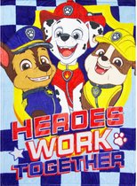 PAW PATROL Heroes Work Together Fleece Plaid Deken 90 x 120 cm