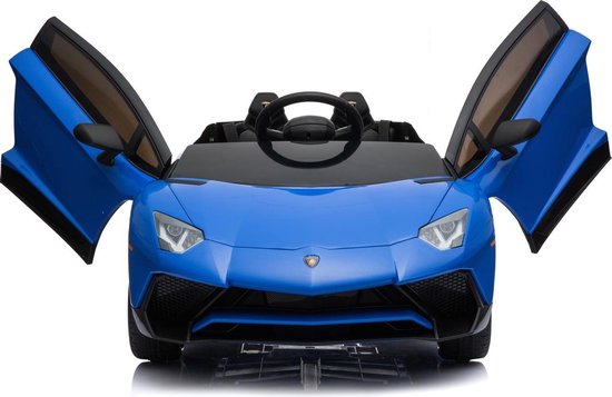 Sun Baby Kinderauto Loopauto Vanaf 1 Jaar, Baby Quad, Voertuig Auto Zwenkbare Voorwielen Claxon En Motorgeluid In De Stuurhendels Opbergvak Onder De Zitting Blauw 315616
