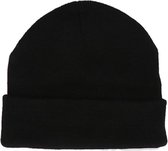 Zwart Muts- Volwassenen- Unisex - One Size