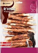 Flamingo hondensnack R'hide duck wrapped stick 7/8mm 12cm 30st 350gr. Let op: 1 zakje met 30 stuks!