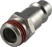 JBM Tools | Snelkoppelingsconnector met buitenste draad, euro - 1/4" buitenste draad (2 stuk)