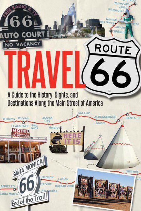 Boek cover Travel Route 66 van Jim Hinckley (Onbekend)