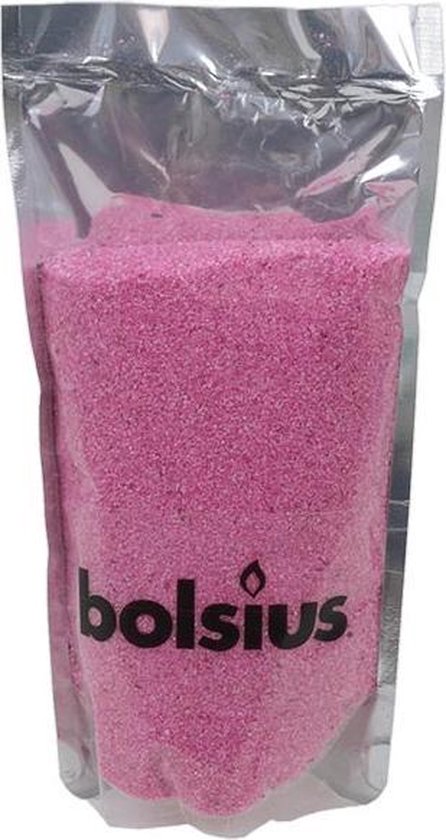 Fijn Decoratief Zand Roze BOLSIUS - 500GR - Decoratie - Sierzand - Gekleurd  Zand... | bol.com