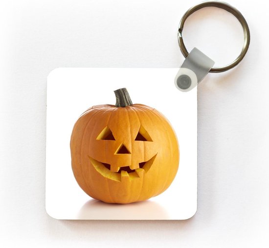 Porte-clés Halloween - Photo d'une citrouille avec un visage sculpté pour  Halloween... | bol.com