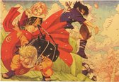 Poster - Naruto Pose Anime Collage - 35 X 51 Cm - Multicolor